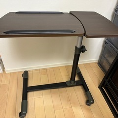 ☆シンプルデスク・サイドテーブル  格安！角度調整可能！【恵比寿...