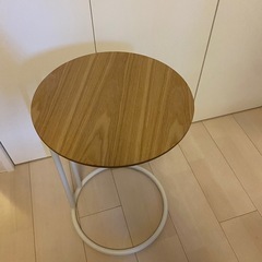 ニトリ　サイドテーブル　ラウンズ(ナチュラル) の画像