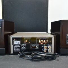 【愛品倶楽部柏店】JVCケンウッド ウッドコーンCDコンポ CA-EXHR9 2016年製 スピーカースタンド付の画像