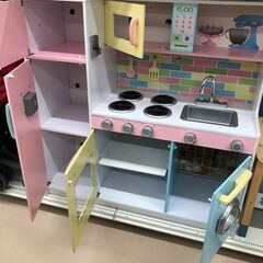 Wa930 Kidskraft キッチンセット おもちゃ ※割れ有/背板欠品の画像