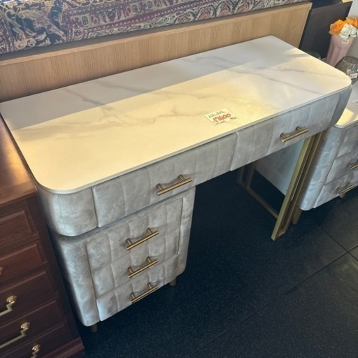 ドレッサー コスメデスク デスク ドレッサーチェスト コスメチェスト チェスト おしゃれ シンプル キルティング インテリア