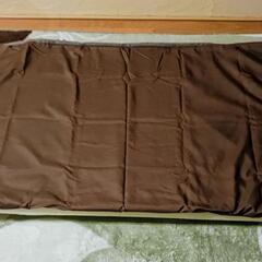 高反発ウレタン 長座布団／お昼寝マット◆65×115cm カバー未使用 ブラウン 定価4,700円の画像