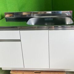 (使用頻度少なく美品)　マイセット　組合せ型流し台一槽流し台(壁...