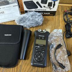 Roland バイノーラル マイクロホン TASCAM リニアPCMレコーダーの画像