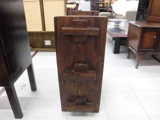 アジアン家具 3段 棚 ラック 幅70×奥行30×高さ70cm 木製 ブラウン系 アジアン雑貨 インテリア アジアンテイスト 苫小牧西