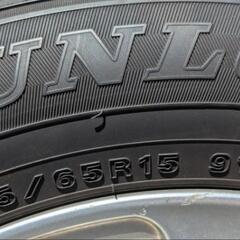 15インチ　中古スタッドレスタイヤアルミホイール4本セットの画像