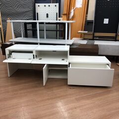 ▼値下げ▼ドレッサーテレビ台 鏡台 収納 幅88∼166cm 参考価格19990円💳自社配送時🌟代引き可💳※現金、クレジット、スマホ決済対応※の画像