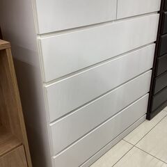 5段チェスト　ホワイト