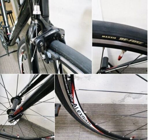 ルイガノ　ロードバイク　ガノー　アクシス5　ALEXRIMS(アレックスリム)PRO28　SHIMANO(シマノ)PD-T400　TIAGRA GARNEAU AXIS5 ルイガノ ロードバイク ガノー アクシス5 ALEXRIMS(アレックスリム