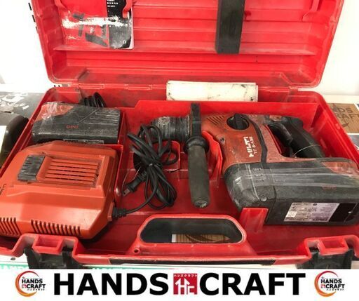 ✨ヒルティ　中古　TE6-A36-AVR　ハンマドリル　ﾊﾞｯﾃﾘｰ×2　充電器✨うるま市田場✨