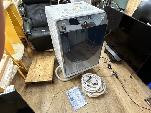 ⭐️激安価格⭐️SHARP シャープ　ES-W112-SL ドラム式洗濯機 11kg 乾燥機能付き 防水仕様 タッチパネル Wi-Fi対応 2019年製