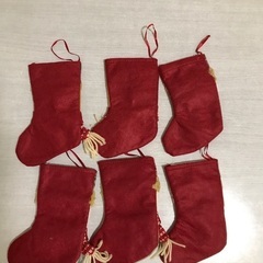 クリスマス　靴下（6つ）の画像