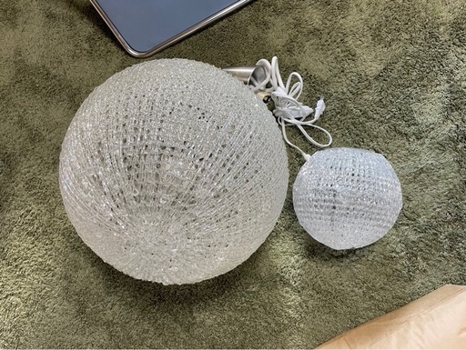 オシャレ電気×２個セット　美品