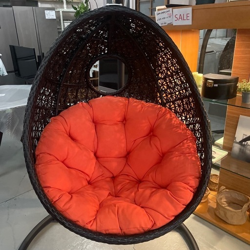 ハンギングチェア クッション付き アウトレット