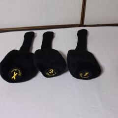 未使用　ヘッドカバー　３点　ゴルフ