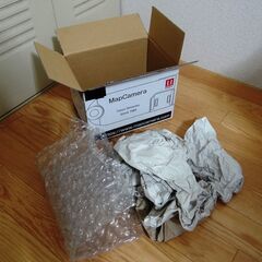 カメラ梱包用段ボール　緩衝材付属の画像