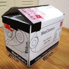 カメラ梱包用段ボール　緩衝材付属の画像