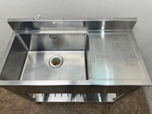 tanico】タニコー ステンレス製 1槽シンク W450×D600×H800 ステンレス