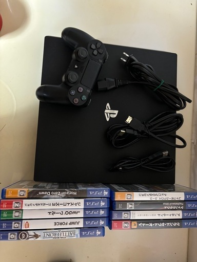 SONY PlayStation4 CUH-7100B（ソフト9本付き）