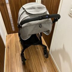 【中古・使用感あり】ピジョン ベビーカー ランフィ リノン グレ...