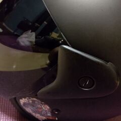 リード　ジェットヘルメット　マットブラック塗装済の画像