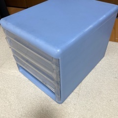 4段書類ケース　　ブルーの画像