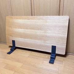 MUJI 無印良品 ベッドヘッドボード シングルベッド用 の画像