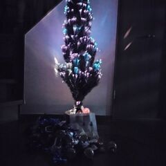 クリスマスツリー（光ファイバー仕掛け）の画像
