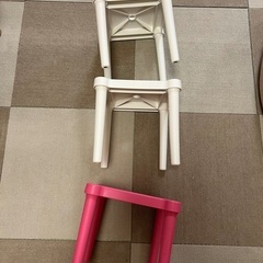 机といす3脚　子供サイズの画像