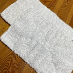 手縫いの雑巾２枚