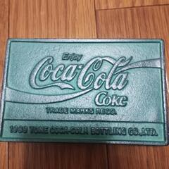 人気アイテム！　レア　非売品　【新品未使用】鋳物　80年代物　コカ・コーラ　印鑑　ケースの画像