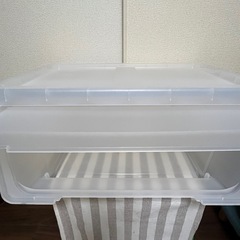 美品✨前扉〜上段スライド〜収納BOX‼︎の画像