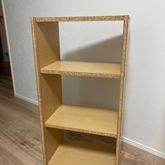 カラーボックス　背板なしの画像