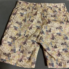 ÉDIFICE 地図柄ショートパンツ ベージュ　サイズ46(M) の画像