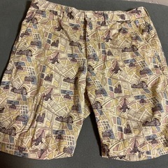 ÉDIFICE 地図柄ショートパンツ ベージュ　サイズ46(M) 