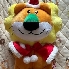 たべっ子どうぶつ　ライオンクリスマスぬいぐるみ