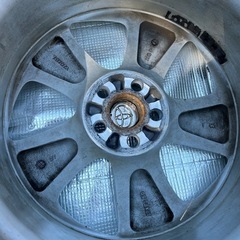 【TOYOTA】アルミホイール　 17X7J+50　【ホワイト塗装】　　4本セットの画像