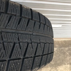 値下　No.91スタッドレス195/65/15 4H PCD100 アルミ付4本セットの画像