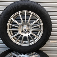 No.91スタッドレス195/65/15 4H PCD100 ア...