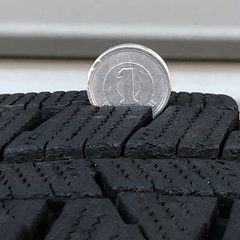 値下　No.91スタッドレス195/65/15 4H PCD100 アルミ付4本セットの画像