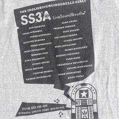 デレステ　SS3A ライブTシャツ　アイドルマスターシンデレラガールズの画像