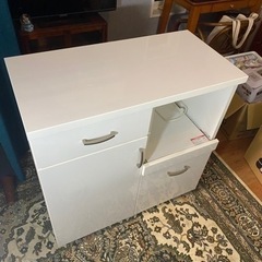 ニトリ　キッチン食器棚&家電棚の画像