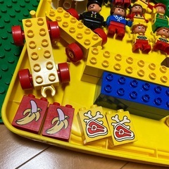 レア！LEGO レゴ　デュプロ　大量ブロックセット　収納バスボックス付きの画像