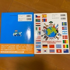 せかいのこっきずかん、せかいちずえほん絵本2冊セット　自由研究　自主勉強の画像