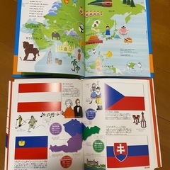 せかいのこっきずかん、せかいちずえほん絵本2冊セット　自由研究　自主勉強の画像