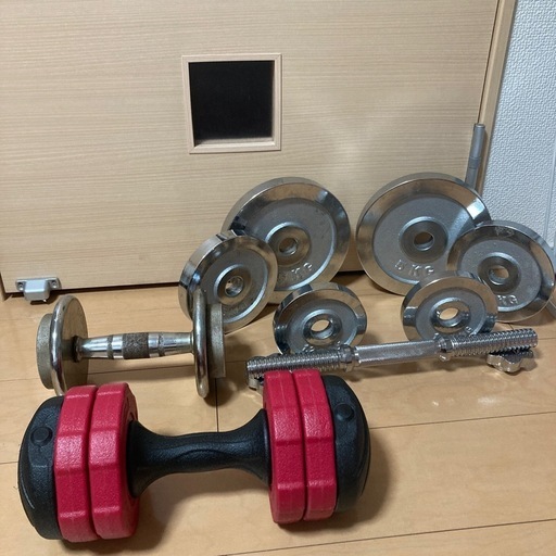 市内配送料込　ダンベルセット　保管品