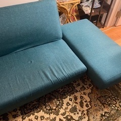 ‼️ベッド型ニトリソファ‼️サイドソファ付きの画像