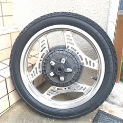 CBX400F/CBX550F純正リアホイール！スプロケタワー付き！の画像