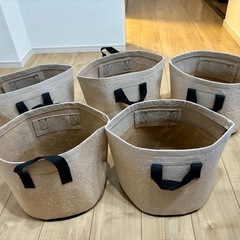 不織布プランター（5ガロン）✖️5の画像