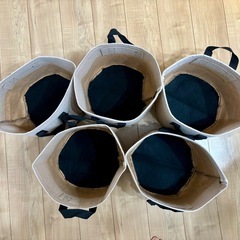 不織布プランター（5ガロン）✖️5の画像